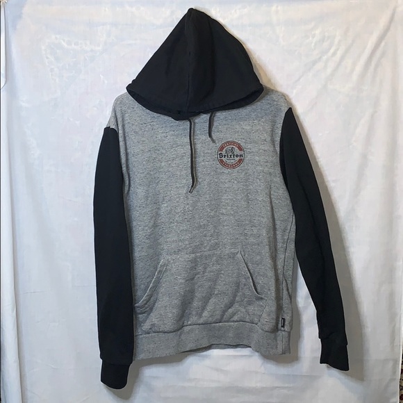 brixton hoodie black